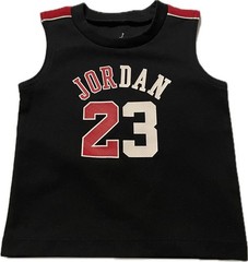 Air Jordan 23 Jersey Size 18 mo -Black/red/white Classic Basketball Jumpman EUC