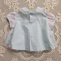 VTG Cradle Togs Baby Girls 0-6 Dress Lot Sailor Sailboat Lace Pastel Cottagecore