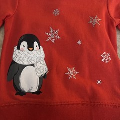 Carter’s Girls 3M 2-Piece Penguin Pullover & Legging Set NWT | Snowflakes Winter