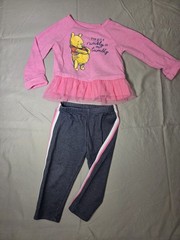 Disney Baby Winnie The Pooh Outfit 18 Month 2 Piece Set