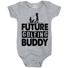 Future Golfing Buddy Baby Bodysuit Funny Sarcastic Golf Jumper For Infants