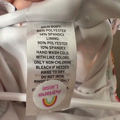 Tucker + Tate Tropical Fruit Ruffle One Piece Swimsuit White 12M Baby Girl