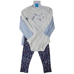 Carter’s Girls 3-Piece Long Sleeve Bodysuit Pant Set