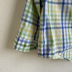 Janie & Jack Toddler 18-24 Shirt Plaid Button Up Cotton Long Sleeve