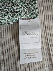 NWT Strasburg Smocked Long Sleeve 3 Month Baby Dress Christmas Holly Berry