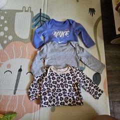Baby Girl Long Sleeve Bodysuit And Top Bundles 6M