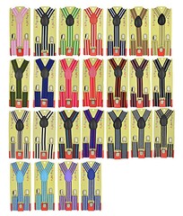 CUTE Baby Toddler Kids Children Boys & Girls Stripe Y-Back Elastic Suspenders 25