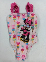 Baby Girl 12 Month White Pink Swimsuit Minnie Mouse Ice Cream – Disney Junior