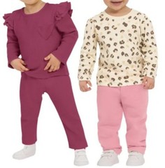 Koala Baby Girl’s Purple Multi 4-piece Thermal Set (1934939) Size 18M New w/tags
