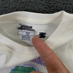 Polo Ralph Lauren T-Shirt Toddler size 3T Tennis 1967 Logo Short Sleeve Girls