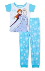 Frozen 2 Elsa Disney Cotton Pajamas Girl Snug-Fit Sleepwear Set Toddler’s 4T-AE5