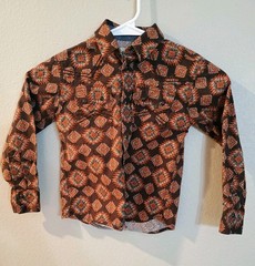 Cody James Authentic Western Apparel Boys Pearl Snap Long Sleeve Shirt 3T