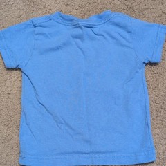Vintag Sesame Street Alphabet Time T-Shirt 12M Blue Short Sleeve Crew Neck
