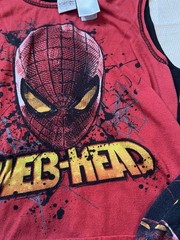 2013 Spiderman Pajamas Size 4 T Tank and Shorts Sleepwear Set