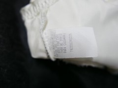 (6-12 Months)- (13-18 Lb) Baby Toddler White Pearl Beaded Wedding Dress with Hat
