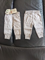 Lamaze Brand Organic Newborn Pants! Two Brand NEW Pair of Newborn Pants!