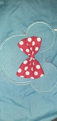 Toddler Girls Minnie Mouse A-Line Dress Ruffle Sleeve XL w/Purse 2T/3T