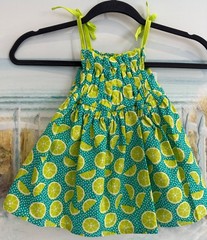 NWT Baby Dresses Size 6-12 Month Dresses Infant Dresses Green Dress Kid Clothes