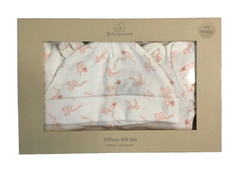 First Impressions Baby Gift Box Set-Hat, Coverall & Blanket 6-9 m Pink Ballerina