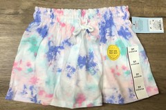 Girls’ Elastic Waistband Tie-Dye Pull-On Scooter Skirt Skort Cat & Jack size 2T