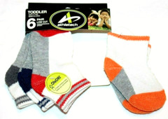 Athletech Toddler Low Cut Multi-Color Socks Size 3-8.5 (2-3 yrs.) SOLD AS IS!