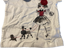 baby Gap NWT Girl 3T Satin Collar Top – Diva Girl Walking French Poodles
