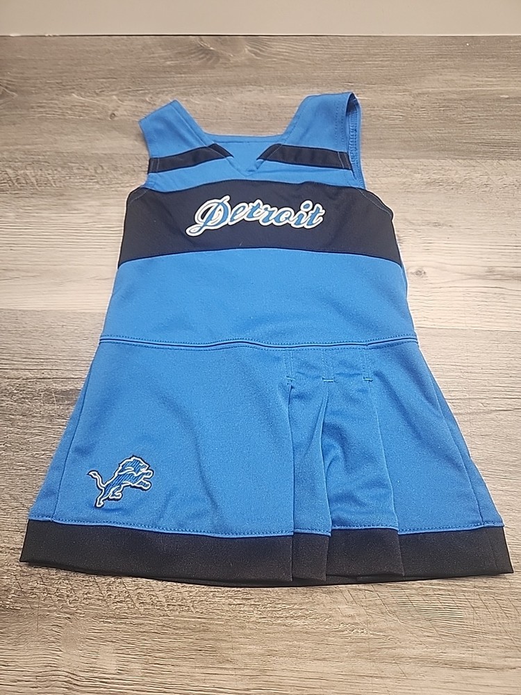 Size 24 Months Detroit Lions Cheerleading Uniform Dress