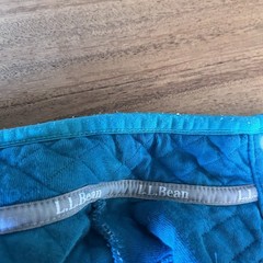 L.L. Bean Quilted Full Snap Teal Turquoise Lightweight Jacket Size 12-18 Months