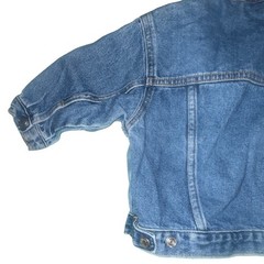 VTG OshKosh B’gosh Denim Snap Button Jacket Pockets Collared 18 Months EUC