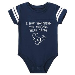 I Love Watching The Texans With Daddy Mommy Grandma ETC Bodysuit Outfit