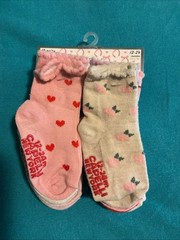 (10) Pairs of Capelli New York Non-Sip Socks – Size: 12-24 Months (Brand New)
