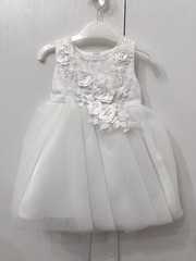 New Tip Top Baby Dress White Baptism Christening 5738 – 12 Months