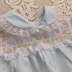 VTG Cradle Togs Baby Girls 0-6 Dress Lot Sailor Sailboat Lace Pastel Cottagecore