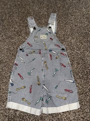 Vintage Okie Dokie Striped Tool Overalls Best Fits A Size 4