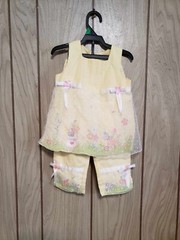 Youngland 2 pc Toddler pant set 4t “Yellow” Spring/Easter