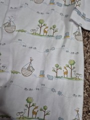 Kissy kissy pima cotton footie size 3-6 months
