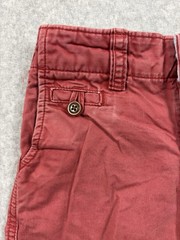 Baby Gap Toddler 3T Red Chino Shorts Preppy Coastal Old Money Adjustable Waist