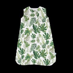 NWT LITTLE UNICORN ‘TROPICAL LEAF’ LARGE 12/18 MONTHS COTTON MUSLIN SLEEP SACK