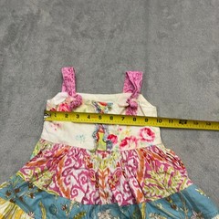 SweetHoney Girls Apron Knot Dress Cotton Size 3T