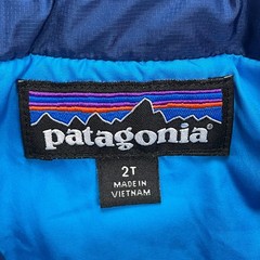 Patagonia Kids quilted puffer Jacket Size 2T Primaloft full zip