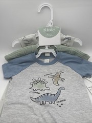 Nordstrom PL Baby Collection Kids Dino Shirt Pant Combo 3 PACK Size 24M