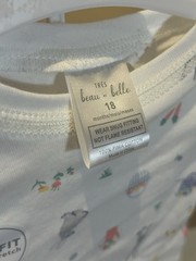 Tres Beau Et Belle Spring Bunny 100% Pima Cotton Pajama Set 3T Snug NWT