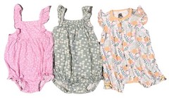 Millie & Myles Carters Set Of 3 Rompers Toddler Girl 18M Bright Summer Floral