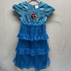 Disney Store Blue Merida Costume Dress Up Girls Size 2 3 Halloween Nightgown EUC