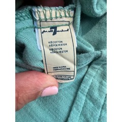 7 For All Mankind K Toddler Green Button Down Shirt Chambray Trim 24M