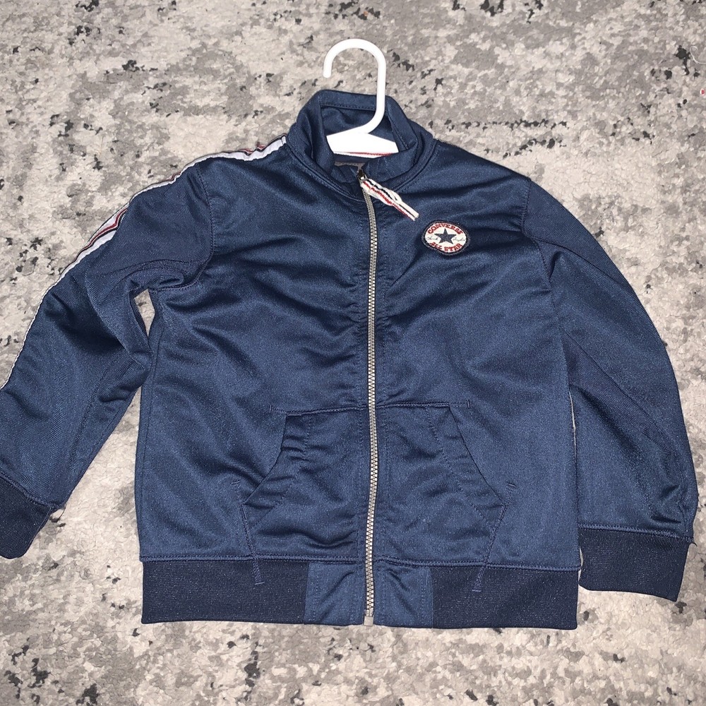 converse all-star 24 months blue zipper jacket
