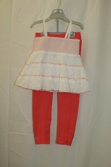 Janie and Jack Girls Pant Sz 6 NWOT & Top Sz 4 Ruffle Strappy NWT