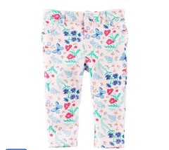 Baby B’gosh Floral Butterfly Jeggings Pants Girls Size 6 Months
