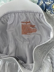 Girl’s Cat &Jack Silver Sparkle Lined Two Tier W/Elastic Waistband Skirt Size-2T