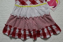 NEW YOUNGLAND BABY GIRLS SUN DRESS VARIOUS SIZES LADY BUGS RED WHITE YELLOW